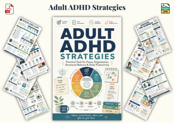 Adult ADHD Strategies: A Workbook for Focus and Clarity