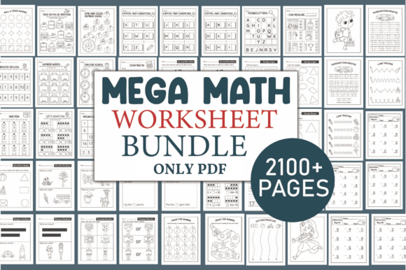 Make Math Fun: The Ultimate Math Worksheets Bundle for Kids