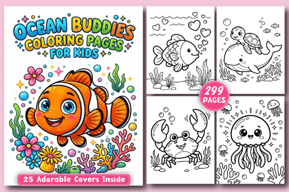 Unlock Creative Play with Ocean Buddies Coloring Pages for Kids