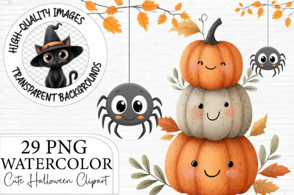 Watercolor Characters Halloween Clipart: A Creative Asset Guide
